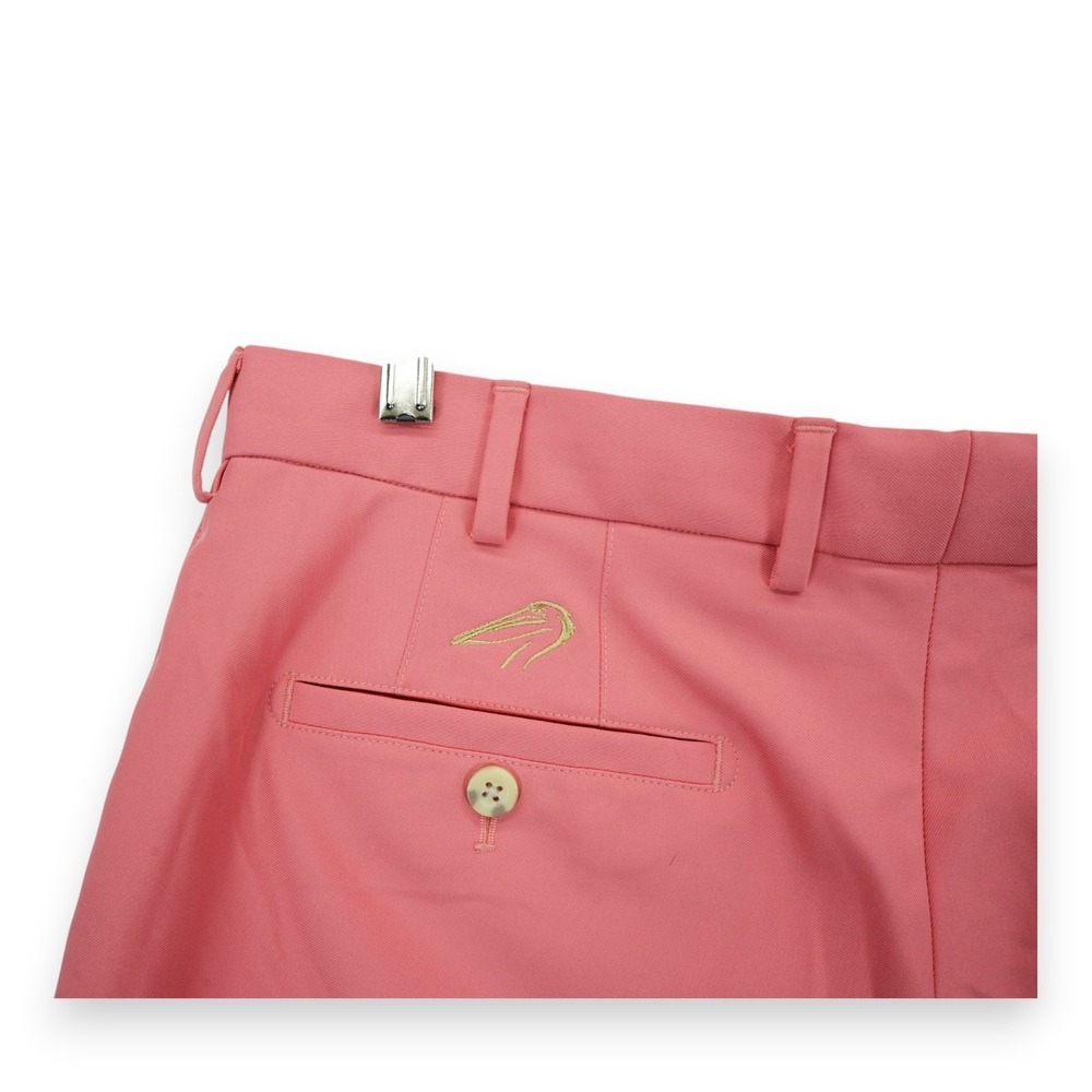 Peter Millar Chino Shorts Mens Size 34 Pink Classic Summer Golf ~ EUC - Picture 3 of 6